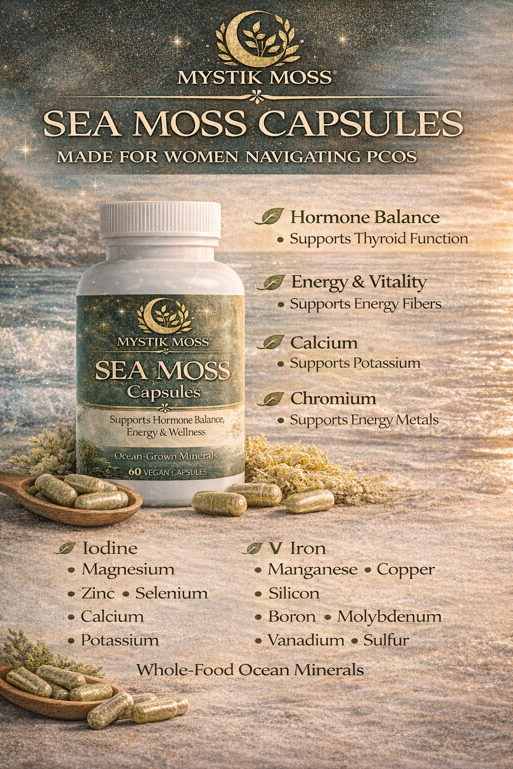 Mystik Moss Sea Moss Capsules